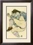 Nu A La Pantoufle A Carreaux, C.1917 by Egon Schiele Limited Edition Pricing Art Print