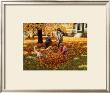 Raking Leaves by Mary G. Smith Limited Edition Print