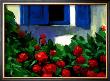 Blue Window Roses by Tomiko Tan Limited Edition Print