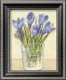Blue Tulips In Vase by Cuca Garcia Limited Edition Pricing Art Print