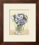 Blue Roses In Vase by Cuca Garcia Limited Edition Print