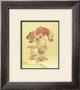 Orange And White Flowers In Vase by Lucciano Simone Limited Edition Print