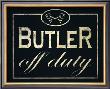 Butler by Lisa Vincent Limited Edition Pricing Art Print