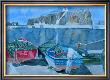 Fishing Boats In Madeira by Mary Stubberfield Limited Edition Pricing Art Print