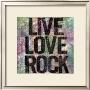 Live Love Rock by Louise Carey Limited Edition Print