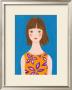 Girl Whose Hair Is Blown By The Wind by Hiromi Taguchi Limited Edition Print