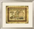 Crackled Map Of Europe by Deborah Bookman Limited Edition Pricing Art Print