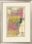 Map Of The Middle States, C.1839 by Samuel Augustus Mitchell Limited Edition Print