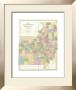 Map Of Illinois And Missouri, C.1839 by David H. Burr Limited Edition Pricing Art Print