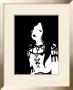 Japanese Kiri-E: The One That Exists In Pupil, Beauty Charm Of Woman by Kyo Nakayama Limited Edition Print