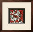 Butterfly Woodblock In Red I by Chariklia Zarris Limited Edition Pricing Art Print