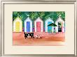 Beach Huts by Mary Stubberfield Limited Edition Print