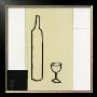 Glass And Bottle by Christian Choisy Limited Edition Print