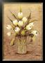 White Tulips In Crystal by L. Romero Limited Edition Print