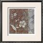 Taupe And Cinnabar Tapestry I by Jennifer Goldberger Limited Edition Pricing Art Print