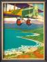 Biplane Over The Coastline by Lucille Webster Holling Limited Edition Pricing Art Print