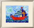 Moon Fish And Star Sailing by Deborah Cavenaugh Limited Edition Pricing Art Print