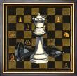 Chess Board On Black I by Deborah Bookman Limited Edition Pricing Art Print