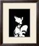 Japanese Kiri-E: Girl Who Indulges To Pensiveness by Kyo Nakayama Limited Edition Print