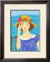 Girl With A Straw Hat Who Stands By The Sea by Hiromi Taguchi Limited Edition Pricing Art Print