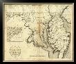 States Of Maryland And Delaware, C.1796 by John Reid Limited Edition Pricing Art Print