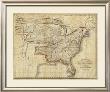 Eagle Map Of The United States, C.1833 by Joseph And James Churchman Limited Edition Print