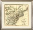 New York, Vermont, New Hampshire, C.1806 by John Cary Limited Edition Pricing Art Print