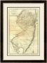 State Of New Jersey, C.1795 by Mathew Carey Limited Edition Print