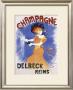 Champagne Delbeck Reims by Leonetto Cappiello Limited Edition Print