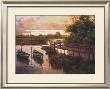 Pier At Sunrise by Salvador Caballero Limited Edition Pricing Art Print