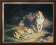 Pair Of Leopards by William John Huggins Limited Edition Print