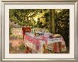 Table Set In A Garden by Pierre Bonnard Limited Edition Print