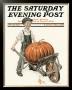 Pumpkin In Wheelbarrow, C.1913 by Joseph Christian Leyendecker Limited Edition Print