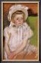 Simone In A White Bonnet by Mary Cassatt Limited Edition Print
