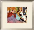 Salon Rue Des Moulins by Henri De Toulouse-Lautrec Limited Edition Print