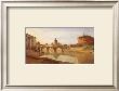 View Of Rome by Jean-Baptiste-Camille Corot Limited Edition Pricing Art Print