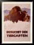 Besochet Den Tiergarten by Ludwig Hohlwein Limited Edition Pricing Art Print
