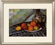 Fruit And A Jug On A Table by Paul Cã©Zanne Limited Edition Print