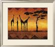 Les Girafes De Namibie by Valerie Delmas Limited Edition Pricing Art Print
