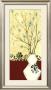 Burgundy Blossom Tapestry Ii by Jennifer Goldberger Limited Edition Pricing Art Print