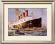 Cunard Line, Aquitania by Odin Rosenvinge Limited Edition Print