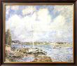 Boats Of The Seine by Alfred Sisley Limited Edition Pricing Art Print