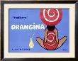 Orangina, Frutillante by Bernard Villemot Limited Edition Print