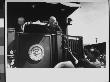 President Harry S. Truman Cupping His Hand Over One Ear To Hear Question From Crowd by Peter Stackpole Limited Edition Print