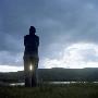 A Person Standing By A Lake In Jamtland, Sweden by Maria Olsson Limited Edition Print