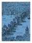 Old London Bridge, Elizabethan Drawing by Thomas Crane Limited Edition Print