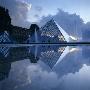 Pyramid At The Louvre, Paris, Architect: I, M, Pei by Joe Cornish Limited Edition Print