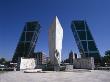 Torres Kio, Puerta De Europa, Plaza De Castilla, Madrid, Architect: Johnson, Burgee And Cardillo by David Mark Soulsby Limited Edition Print