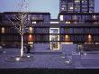 Iroko Housing Scheme, South Bank London, Glazed Entrance Hall At Dusk, Architect: Haworth Tompkins by Peter Durant Limited Edition Print