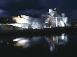 Guggenheim Museum, Bilbao, 1997, Exterior At Night, Architect: Frank Gehry by Richard Bryant Limited Edition Print